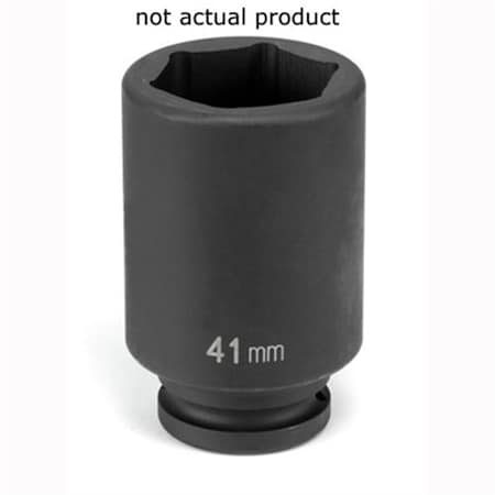 Grey Pneumatic 3/4" Drive, 2-7/8" 6-Point; Deep SAE Socket, 6 Points 3092D